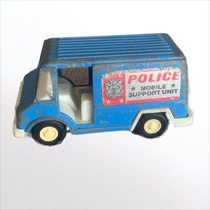 Vintage Tootsie Toy Police Van